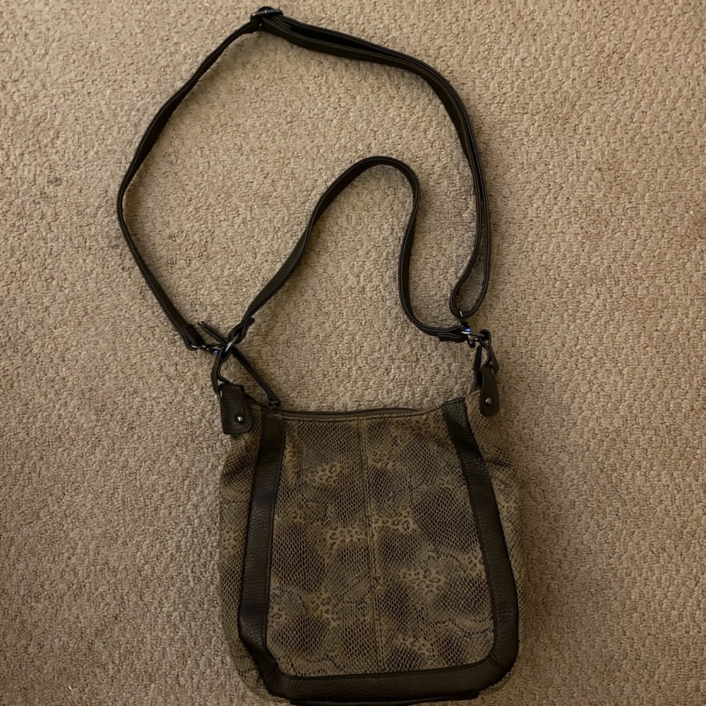 Punt Roma Crossbody Medium Snake Skin Design Bag